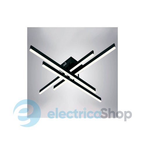 Світильник стельовий Luminaria ROVENA 75W 4L BLACK з пультом ДК