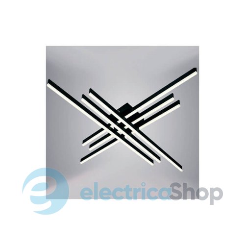 Світильник стельовий Luminaria ROVENA 150W 6L BLACK з пультом ДК