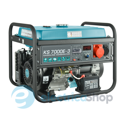 Бензиновый генератор 5,5кВт/400V Könner&Söhnen KS 7000E-3