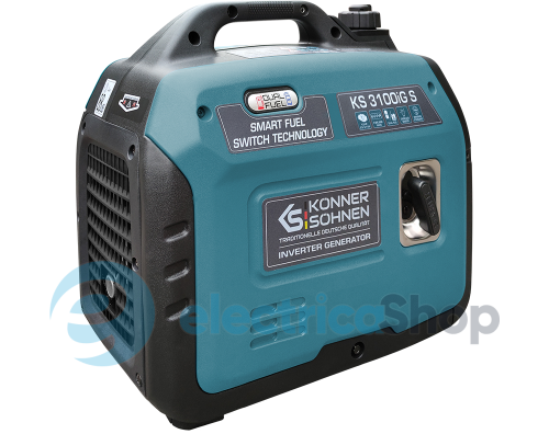 Інверторний газобензиновий генератор 3,1кВт/230V Könner&Söhnen KS 3100iG S