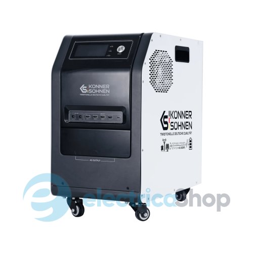 Портативная электростанция 3в1 3000Вт, LiFePO4, Könner&Söhnen KS 3000PS