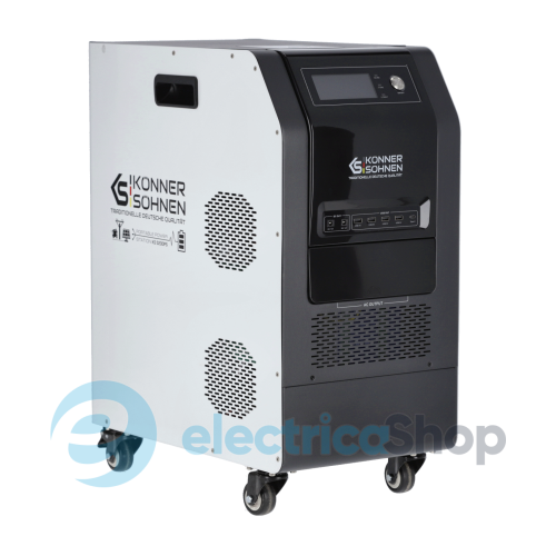 Портативная электростанция 3в1 5200Вт, LiFePO4, Könner&Söhnen KS 5200PS