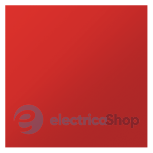 Декоративная лицевая панель вентилятора Vents ФП 180 Плейн красный