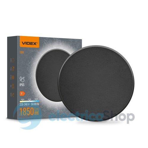 Уличный светильник VIDEX LED IP65 18W 3000K-6500K Black VL-WL03-18CB