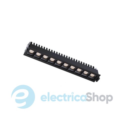 Точечный cветильник KLOODI KD-POINT 10X2 20W 3K BK LED 1800Lm IP20