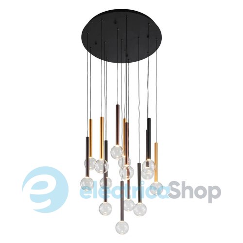 Люстра Italux Alinos PND-24019-14A-BK