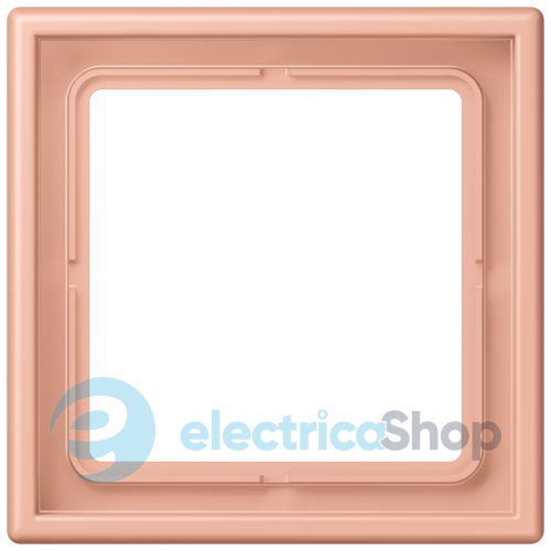 Рамка 1-постовая Jung LS990 LC981231 дюропласт, rose clair (32102)