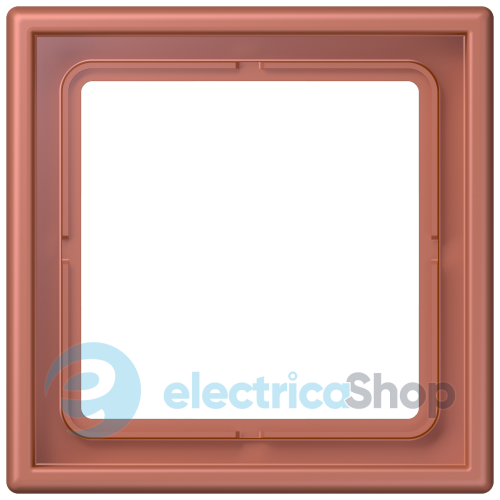 Рамка 1-постова Jung LS990 LC981236 дюропласт, terre sienne brique (32121)