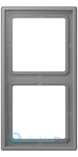 Рамка 2-постовая Jung LS990 LC982203 дюропласт, gris 31 (32011)