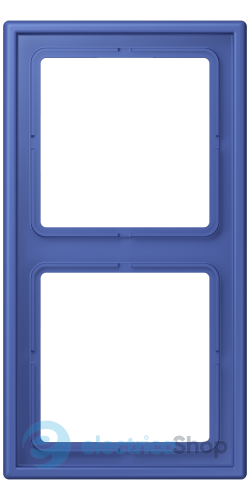 Рамка 2-постовая Jung LS990 LC982206 дюропласт, bleu outremer 31 (32020)
