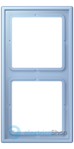 Рамка 2-постовая Jung LS990 LC982207 дюропласт, outremer moyen (32021)