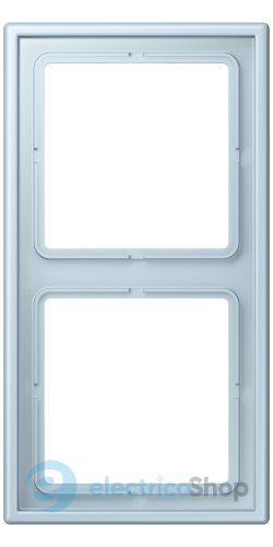 Рамка 2-постовая Jung LS990 LC982208 дюропласт, outremer clair (32022)