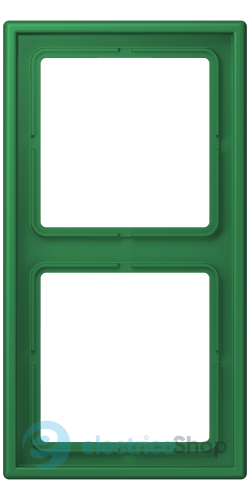 Рамка 2-постовая Jung LS990 LC982219 дюропласт, vert foncé (32050)