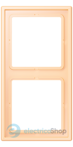 Рамка 2-постовая Jung LS990 LC982223 дюропласт, ocre (32060)