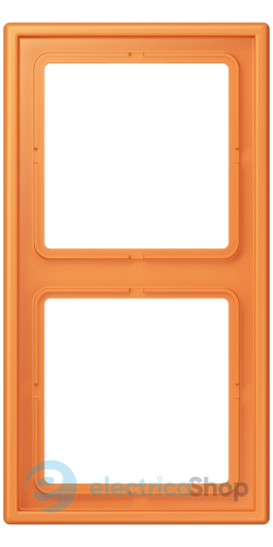 Рамка 2-постовая Jung LS990 LC982225 дюропласт, orange clair (32081)