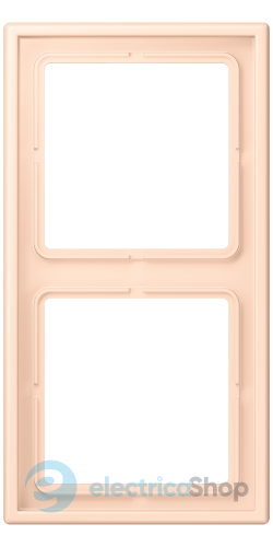 Рамка 2-постовая Jung LS990 LC982228 дюропласт, rose pâle (32091)