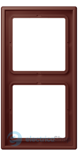 Рамка 2-постовая Jung LS990 LC982235 дюропласт, terre sienne brûlée 31 (32120)