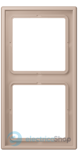 Рамка 2-постовая Jung LS990 LC982240 дюропласт, ombre brûlée claire (32131)