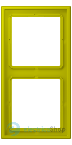 Рамка 2-постовая Jung LS990 LC982249 дюропласт, vert olive vif (4320F)