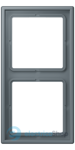 Рамка 2-постовая Jung LS990 LC982251 дюропласт, gris 59 (4320H)