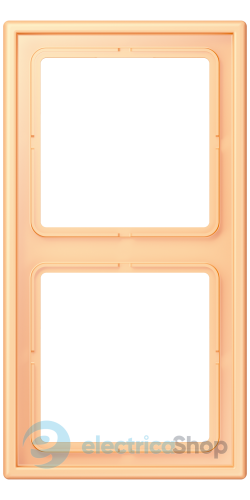 Рамка 2-постовая Jung LS990 LC982258 дюропласт, terre sienne claire 59 (4320P)