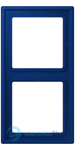 Рамка 2-постовая Jung LS990 LC982261 дюропласт, bleu outremer foncé (4320T)