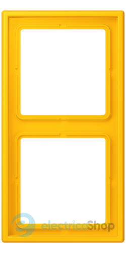 Рамка 2-постовая Jung LS990 LC982263 дюропласт, le jaune vif (4320W)