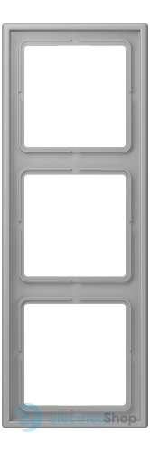 Рамка 3-постовая Jung LS990 LC983204 дюропласт, gris moyen (32012)