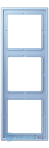 Рамка 3-постовая Jung LS990 LC983207 дюропласт, outremer moyen (32021)