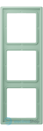 Рамка 3-постовая Jung LS990 LC983217 дюропласт, vert anglais clair (32041)