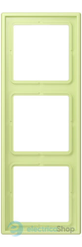 Рамка 3-постовая Jung LS990 LC983222 дюропласт, vert jaune clair (32053)