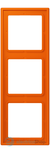 Рамка 3-постовая Jung LS990 LC983224 дюропласт, orange (32080)