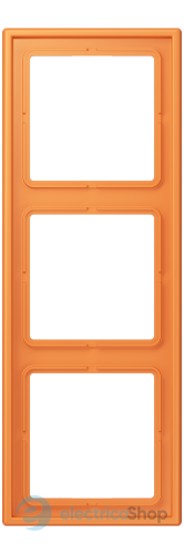 Рамка 3-постовая Jung LS990 LC983225 дюропласт, orange clair (32081)