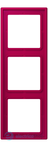 Рамка 3-постовая Jung LS990 LC983230 дюропласт, rouge rubia (32101)