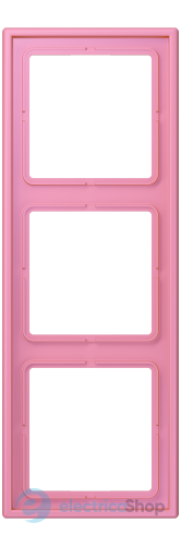 Рамка 3-постовая Jung LS990 LC983246 дюропласт, rose vif (4320C)
