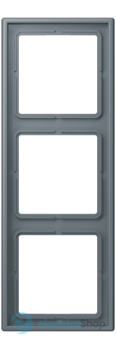 Рамка 3-постовая Jung LS990 LC983251 дюропласт, gris 59 (4320H)