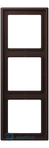 Рамка 3-постовая Jung LS990 LC983252 дюропласт, terre d‘ombre brûlée 59 (4320J)