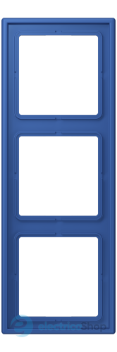 Рамка 3-постовая Jung LS990 LC983253 дюропласт, bleu outremer 59 (4320K)