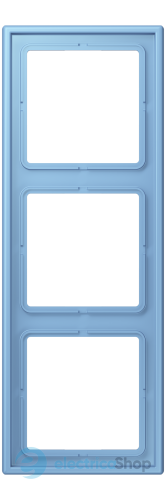 Рамка 3-постовая Jung LS990 LC983256 дюропласт, bleu céruléen 59 (4320N)