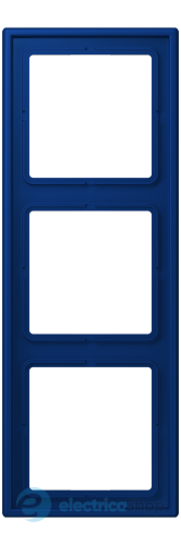 Рамка 3-постовая Jung LS990 LC983261 дюропласт, bleu outremer foncé (4320T)