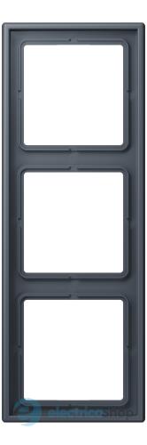 Рамка 3-постовая Jung LS990 LC983262 дюропласт, gris foncé (4320U)