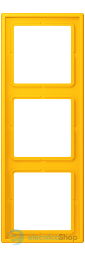 Рамка 3-постова Jung LS990 LC983263 дюропласт, le jaune vif (4320W)