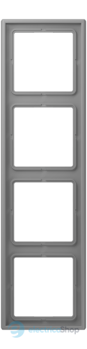 Рамка 4-постовая Jung LS990 LC984203 дюропласт, gris 31 (32011)