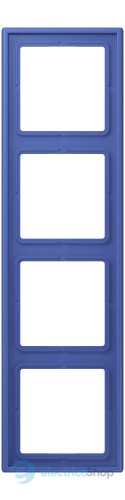 Рамка 4-постовая Jung LS990 LC984206 дюропласт, bleu outremer 31 (32020)