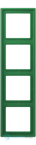 Рамка 4-постовая Jung LS990 LC984219 дюропласт, vert foncé (32050)
