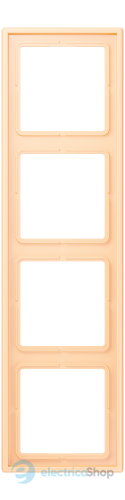 Рамка 4-постовая Jung LS990 LC984223 дюропласт, ocre (32060)