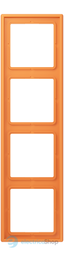 Рамка 4-постовая Jung LS990 LC984225 дюропласт, orange clair (32081)