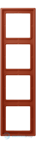 Рамка 4-постовая Jung LS990 LC984232 дюропласт, l'ocre rouge (32110)