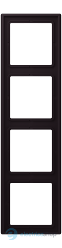 Рамка 4-постовая Jung LS990 LC984248 дюропласт, noir d'ivoire (4320E)