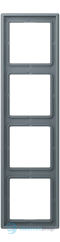 Рамка 4-постовая Jung LS990 LC984251 дюропласт, gris 59 (4320H)